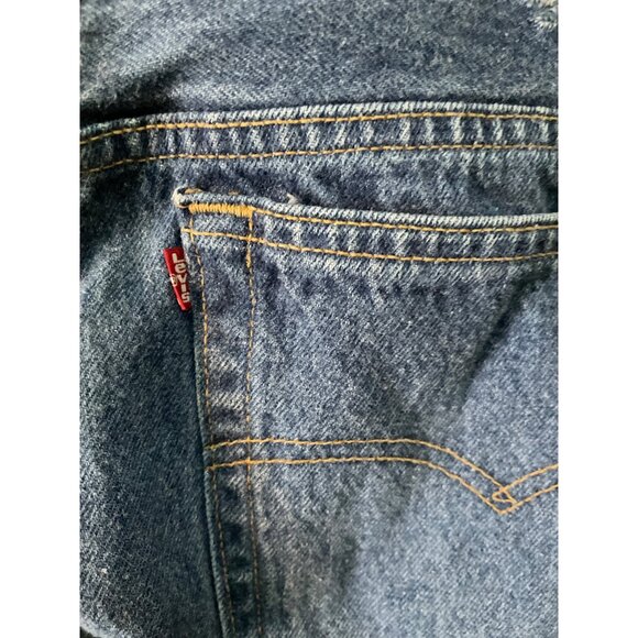 Levis 501XX Original Fit 90's Mens Jeans W40 L36 100% Cotton Blue Denim USA - Picture 4 of 11